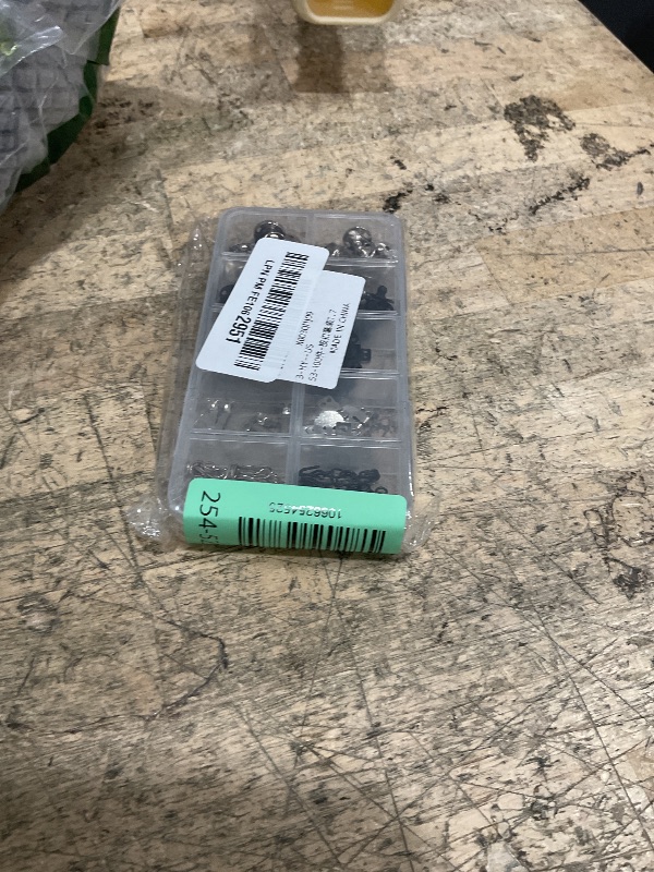 Photo 1 of 100 Pcs Sewing Hooks and Eyes Closure Set, 3 Styles Skirt Hook and Eye Closures Sewing Snaps Kit, Metal Snaps Buttons Fasteners Press Studs Set for Skirt, Bra, Trousers, Dress, Sewing, DIY Crafting