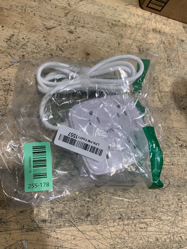 Photo 1 of 6 Ft Surge Protector Power Strip - 8 Widely Outlets with 4 USB Ports, 3 Side Outlet Extender with 6 Feet Extension Cord, Flat Plug, Wall Mount, Desk USB Charging Station, ETL,White