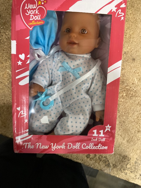 Photo 1 of 11 inch Soft Body Hispanic Newborn Baby Doll in Gift Box - Doll Pacifier Included