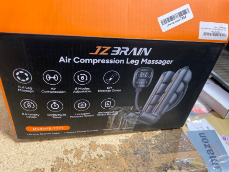 Photo 1 of JZBRAIN Sequential Air Compression Recovery System : Professional Sequential Compression Boots for Fast Recovery & Circulation Improvement – Foot and Leg Recovery Device for Athletes