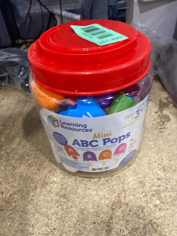 Photo 1 of Learning Resources Mini ABC Pops – Alphabet Toys, ABC Puzzle, Phonics Games for Toddlers, Fine Motor Toys, Play Food Set, Preschool Activities, Sensory Bin Letters, Gifts for Kids