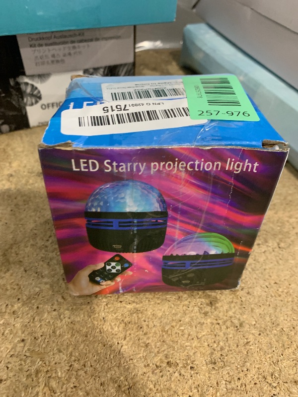 Photo 1 of **UNTESTED/ UNKNOWN DAMAGES** 2 in 1 Northern Galaxy Light, Northern Lights and Ocean Wave Projector with Remote CoLntrol, RGB Colorful Night Light for Bedroom Home Decor Gifts (Aurora & Wave)