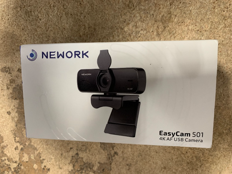 View 3 of 4K Webcam for PC, Ultra 4K HD, 2 Noise Reduction Mics, Auto Focus & Privacy Cover, Plug & Play, 77°FOV, USB Camera for PC, Mac, Laptop, Video Calls