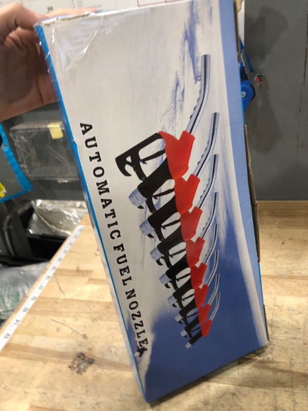 Photo 1 of *****************Missing the 3/4" swivel***************
GIAYOGO 3/4" Inch Green NPT Automatic Shut-Off Fuel Nozzle,Fuel Hose Swivel,High Flow,BP Hand Guard,Hanging Hook 13/16"Spout,16GPM,Fuel Transfer Pump Diesel Gasoline Nozzle,Cold Weather Applications