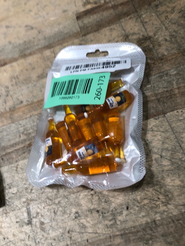 View 2 of 1:12 Scale Miniature Beer Bottles and Beer Cans Mini House Drink Accessories for Fairy Garden Pub Bar Decoration Dollhouse Beer Glass Model