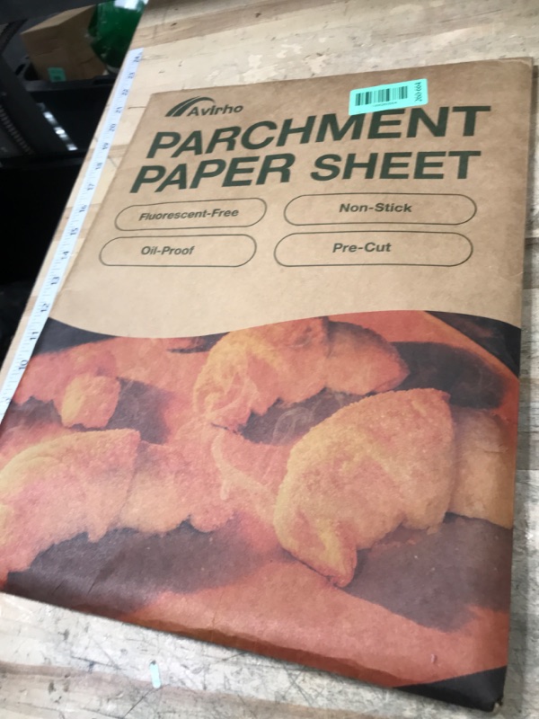Photo 1 of 160 Pcs Unbleached Parchment Paper Sheets, 12x16 Inch Precut Baking Paper for Baking Sheet, Non-Stick Parchment Paper for Baking, Oven, Air Fryer, Grilling, Steaming, Cookies, Bread, Cake