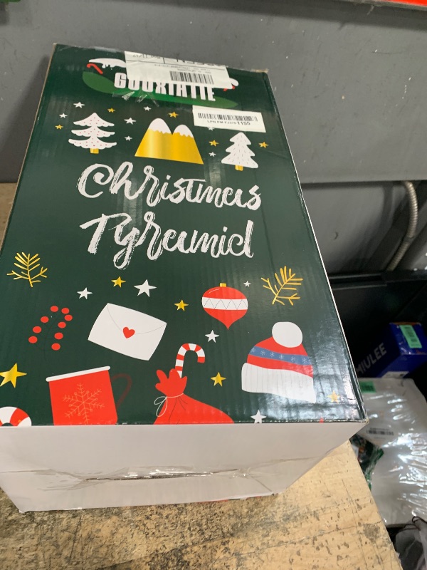 Photo 1 of (missing top) 17 Inches Wooden Christmas Pyramid with 6 Candle Holders- Nativity Scene Set-Under The Christmas Tree -