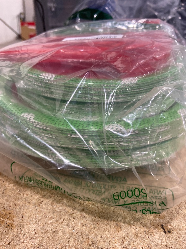 Photo 1 of 2 sets medium holiday paper plates, 2 set small paper plates, 2 packs napkins, 2 sets of plastic red forks