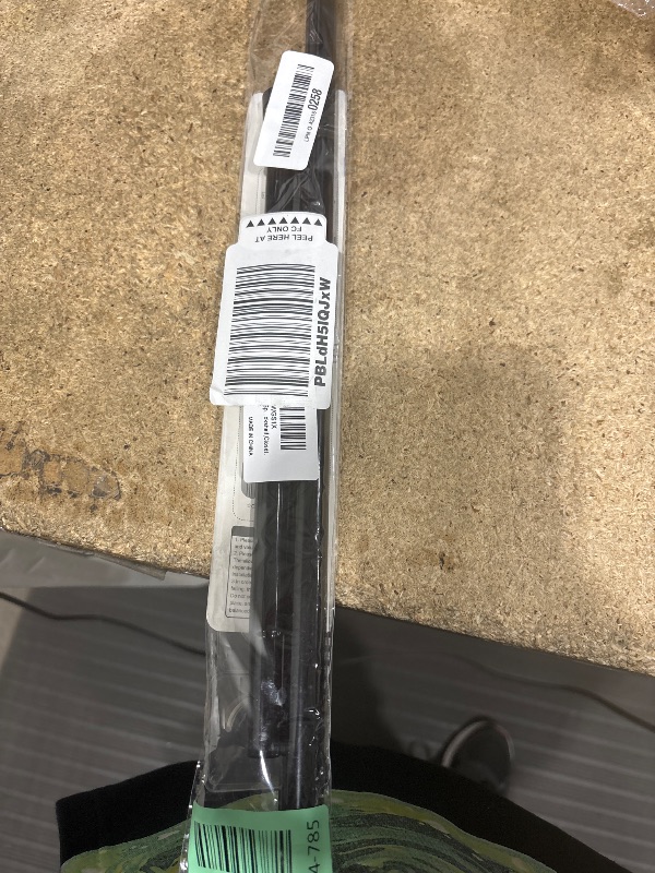 Photo 1 of ***FOR PARTS MISSING ASSEMBLY PIECE*** MEXAU 1Pack Spring Tension Curtain Rod 26-39 inch Black Adjustable Spring Rod Extendable Tension Rod For Kitchen, Bathroom, Window, Bookshelf, Closet