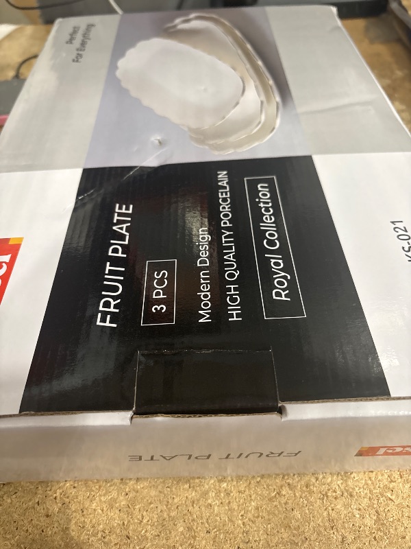 Photo 1 of ***(MISSING LARGE PLATTER/ NON A COMPLETE SET)***Kassel Ceramic Serving Platter Set | 14”/12”/10” Oval Serving Trays for Entertaining at Parties and Weddings | Oven Safe Large Serving Trays for Tacos, Steak and Cake