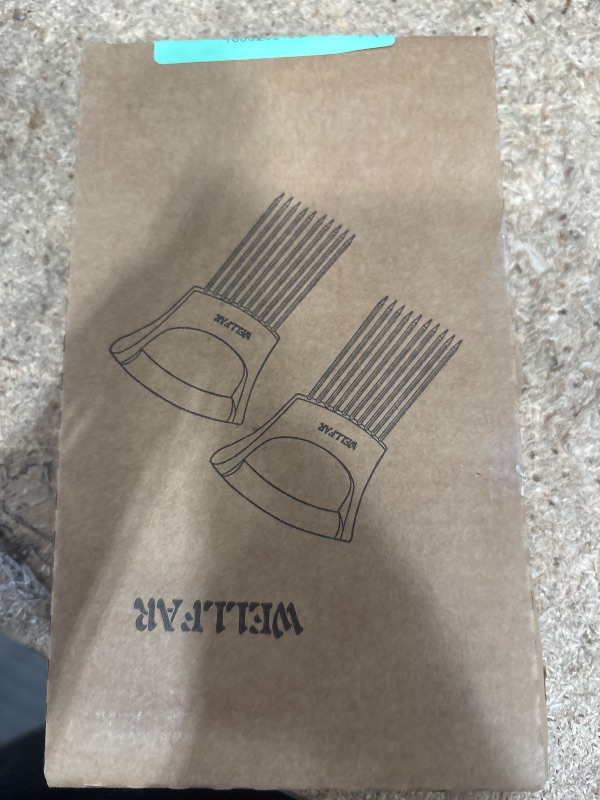 Photo 1 of ?2 PCS?Onion Slicer Holder - Onion Holder for Slicing, Vegetable Chopper & Cutter Tool for Potato, Lemon, Tomatoes, Stainless Steel Kitchen Gadget with Guide Rack, Meat Prep & Food Essentials.