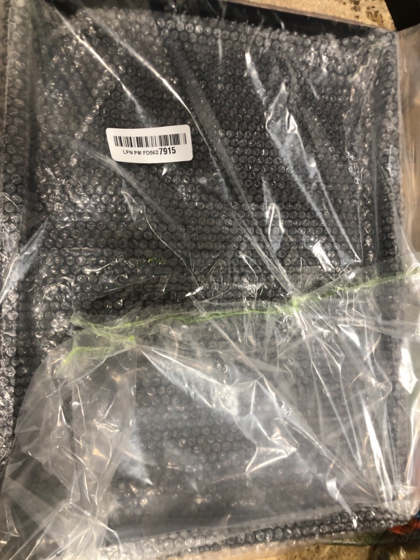 Photo 1 of ***DAMAGED - SEE NOTES/PICTURES*** FramePro Decorative Tray 12x16 Rectangular Wood Beaded - Black Serving Tray for Living Room, Coffee Table, Kitchen or Farmhouse Display