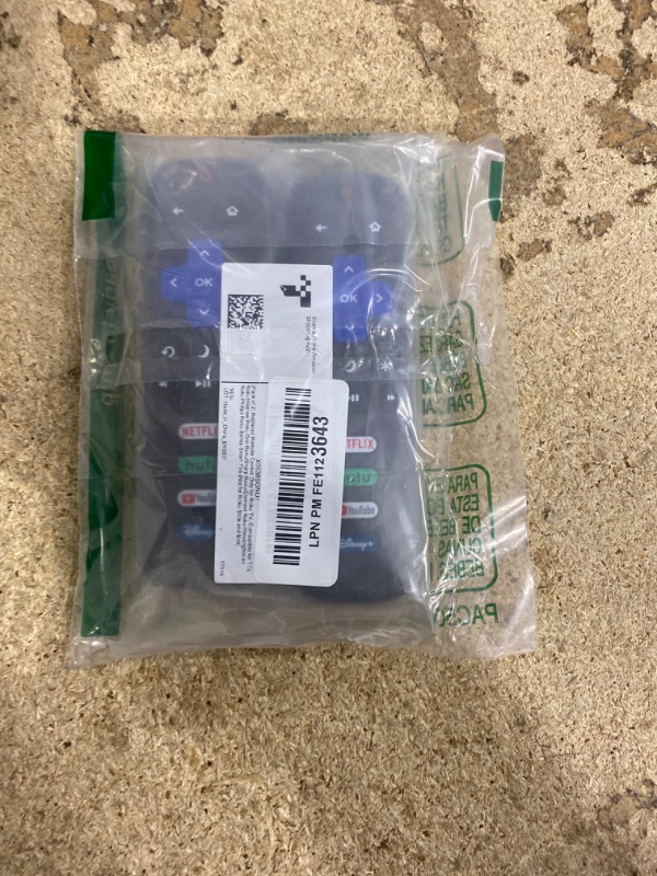 Photo 1 of (Pack of 2) Replacement Remote Control Only for Roku TV, Compatible for TCL Roku/Hisense Roku/Onn Roku/Sharp Roku/Element Roku/Westinghouse Roku/Philips Roku Smart TVs (Not for Roku Stick and Box)