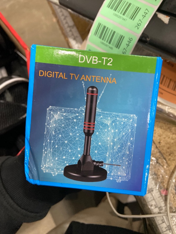 Photo 1 of ****UNWARE OF DAMAGES/UNAWARE OF MISSING PIECES**** TV Antenna for Smart TV Indoor, 2025 Digital Indoor Antennas with Strong Magnetic Base, 360°&Long Range Reception TV Antenna for Local Channels, Easy Setup Digital HD Antenna for TV Without Cable