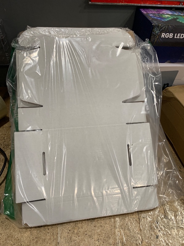 Photo 1 of 10 Pack 7"x5"x2" inch Small Shipping Boxes White Corrugated Cardboard Box for Small Business, Mailer, Shipping, and Packing