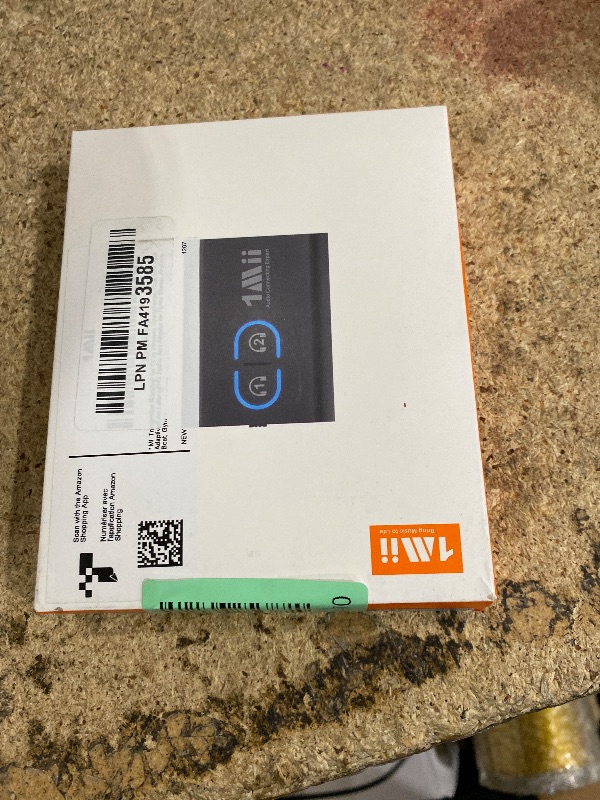 Photo 1 of 1Mii Bluetooth 5.3 Transmitter Receiver for TV to Wireless Headphones, Dual Link AptX Adaptive/Low Latency/HD Audio, Aux Adapter for Home Stereo, Airplane, Boat, Gym