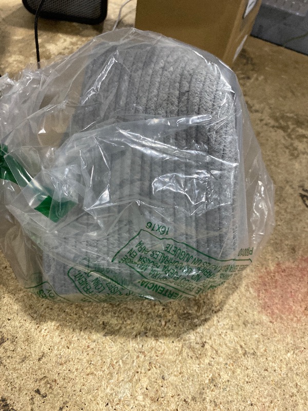 Photo 1 of ***PHOTO FOR SIMILAR STYLE REFERENCE***  Car Caddy with Handles, Cotton Rope Basket Gray