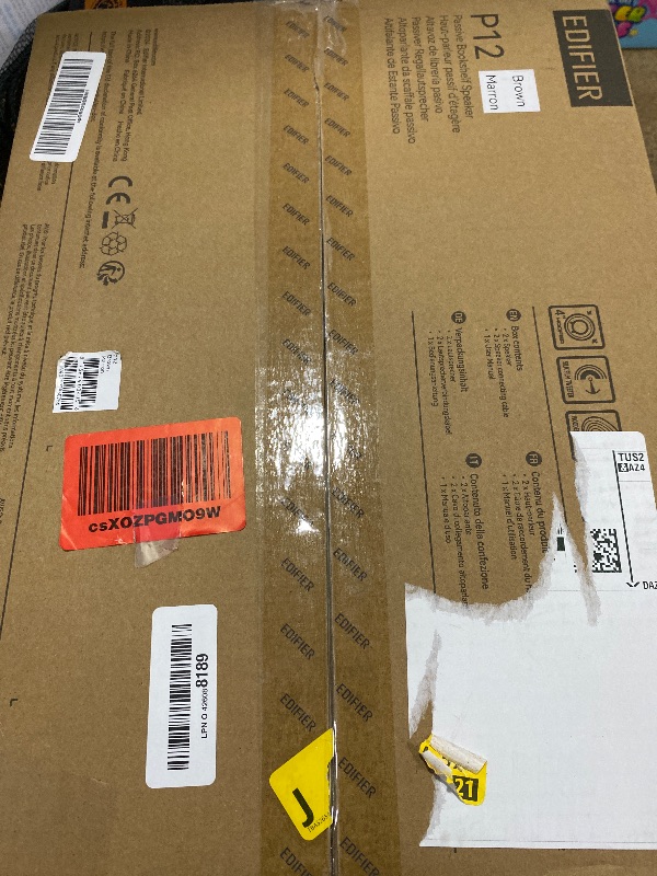 Photo 1 of (no remote) Edifier - R1280T Powered Bookshelf Speakers/Computer Speakers/Studio Monitor Speakers, 2.0 Active Near Field Monitors 42 Watts RMS - Brown