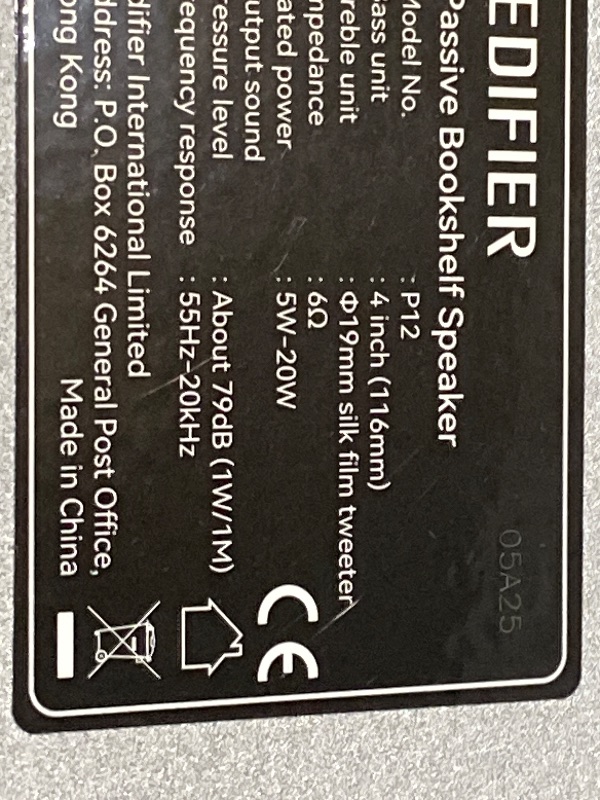 Photo 1 of (no remote) Edifier - R1280T Powered Bookshelf Speakers/Computer Speakers/Studio Monitor Speakers, 2.0 Active Near Field Monitors 42 Watts RMS - Brown