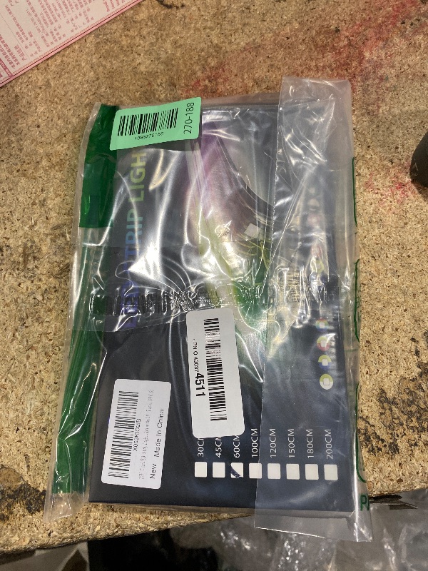 Photo 1 of 12V Car LED Strip Light,24inch Car Interior Light Strip IP68 Waterproof Cuttable for Car Motorcycles Boat Golf Cart Truck Cargo Home Decoration with Strong Nano Tape,(4PCS)