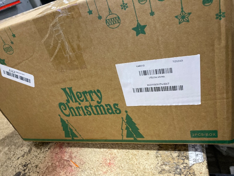 Photo 1 of Christmas Decorations - Outdoor Christmas Tree - 2 Pack 3FT Artificial Norfolk Pine Tree - Xmas Decor for Home Indoor Outdoor Entryway Party Living Room Office Porch