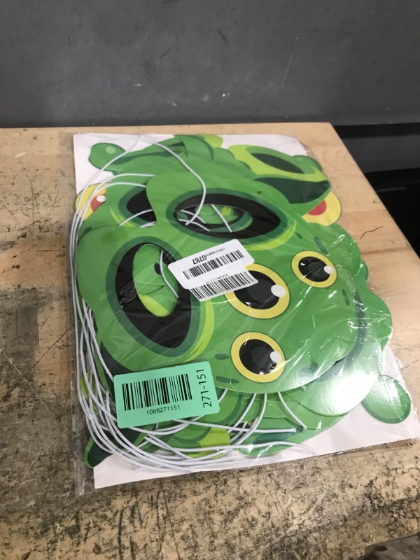 Photo 1 of 12 PCS Paper Green Alien Eye Masks Alien Masks Party Favors UFO Theme Costumes Party Supplies UFO Eyemask Cosplay Outer Space Saucer Man Aliens Birthday Partys Favors