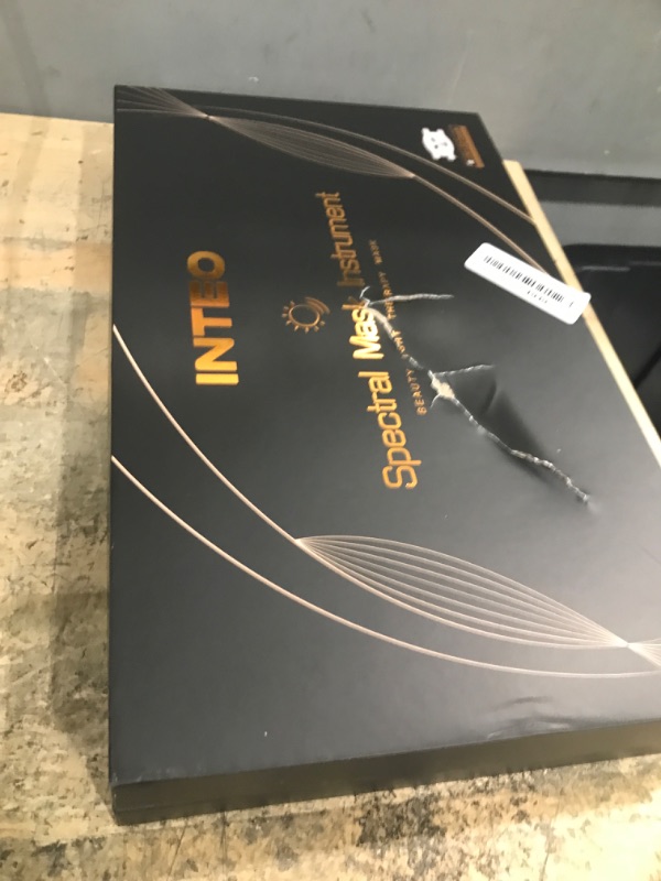 Photo 1 of INTEO Red Light Therapy for Face, 3 Modes Portable Led Face Mask Light Therapy with Remote, Near-infrared 850 Red Light Mask with Timing Function, Led Light Therapy At Home 180 LED Beads