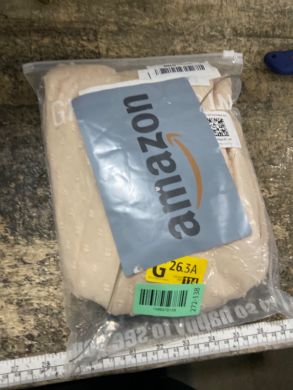 Photo 1 of GRACE KARIN Girls Dress Ruffle Off The Shoulder Casual A-Line Swiss Dot Fall Dress tan 14Y