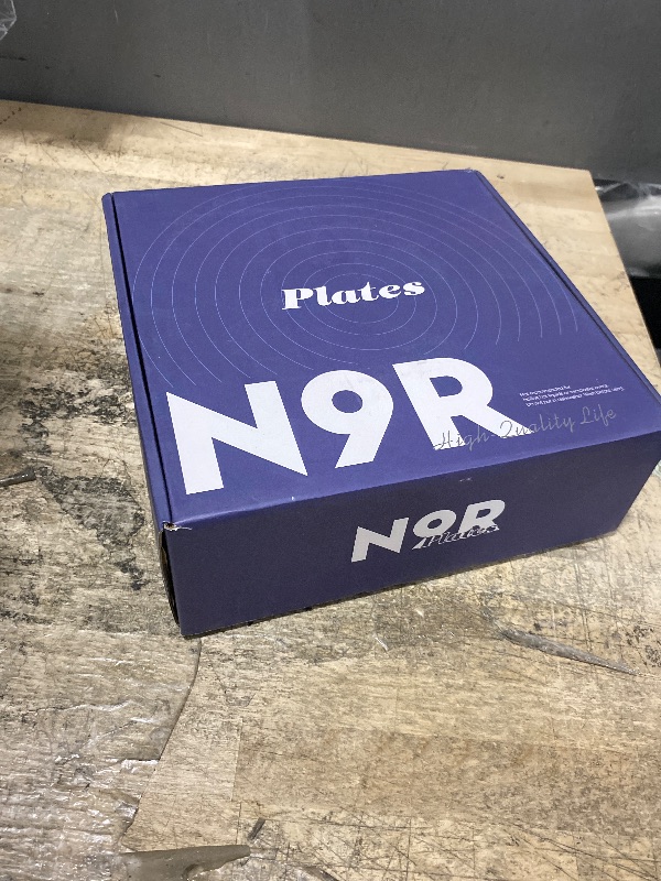 Photo 1 of N9R 60PCS Orange Plastic Plates with Gold Rim, Elegant Disposable Plates, Circular Ribbed Design, 30 Dinner & 30 Dessert Plate for Parties, Weddings, Banquets and Events (Translucent Orange)