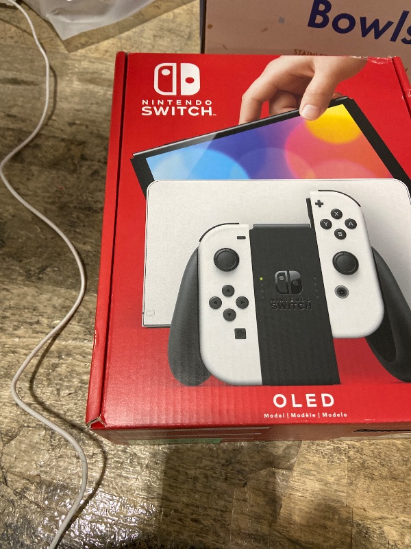 Photo 1 of Nintendo Switch – OLED Model w/White Joy-Con