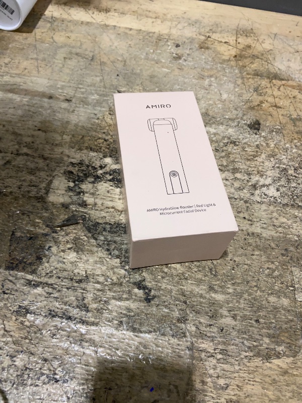 Photo 1 of ***FOR PARTS ONLY/ NON-FUNCTIONAL*** AMIRO HydraGlow Booster Facial Device, Skin Firming & Radiance Enhancing, Works with PDRN Serum, Portable at-Home LED Beauty Device