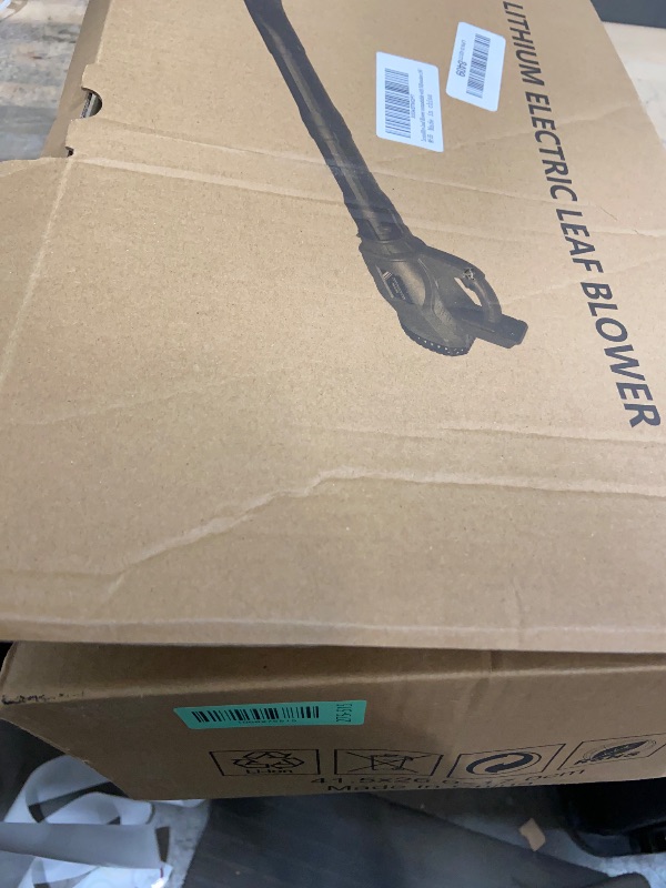View 2 of ***MISSING BATTERY *** 580CFM Leaf Blowerfor Cordless for Milwaukee M18 Battery(Tool Only), Powerful Electric Leaf Blower for Lawn Care, 6 Speed Modes, Handheld Sopladora for Patio,Lawn Care,Dust, Car