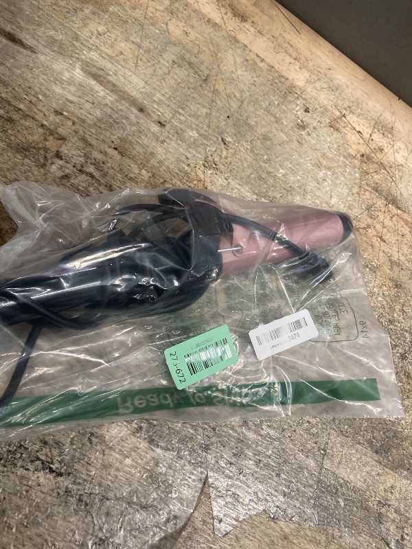 Photo 1 of 1 1/2 inch Curling Iron, Dual Voltage Large Hair Curling Iron Heat up to 450°F, Professiona Curling Wand Ceramic Tourmaline(Rose Gold)