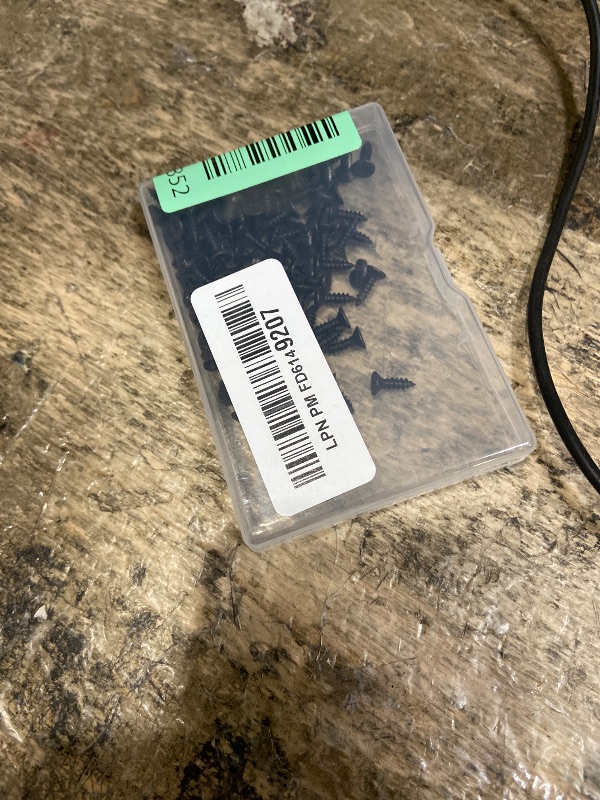 Photo 1 of #6 x 1/2" (100 Pack) Flat Head Sheet Metal Screws Phillips Drive Self-Tapping Wood Screws, Black Oxide 304 Stainless Steel Screw (18-8), Corrosion Resistant Screws