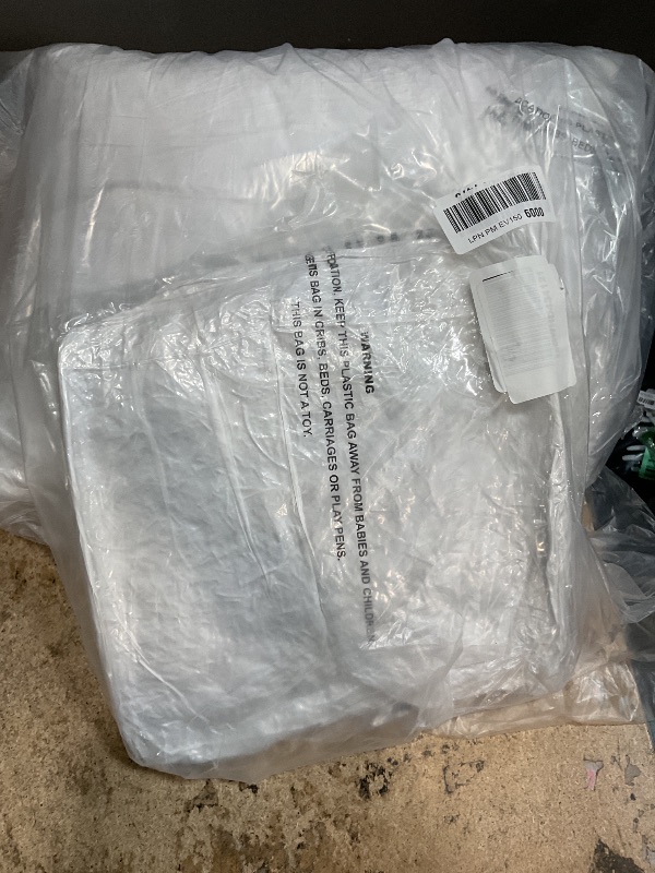 Photo 1 of ***PARTIAL SET/ ONLY 1*** basic home 22x22 Decorative Throw Pillow Inserts-Down Feather Pillow Inserts-Square-Cotton Fabric-Set of 2-White.