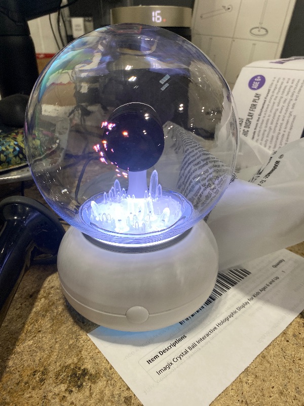 Photo 1 of Imagix Crystal Ball Interactive Holographic Display for Kids Ages 6 and Up