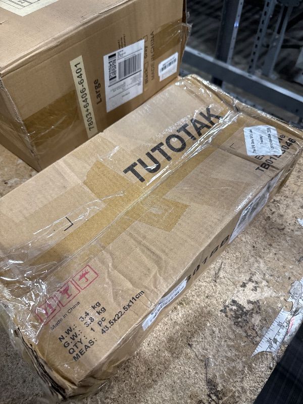 Photo 1 of ***POSSIBLY FOR PARTS/ UNKNOWN DAMAGES OR MISSING PIECES*** TUTOTAK Small Narrow Side Table with Charging Station, Skinny End Table for Small Spaces, Slim Nightstand with USB Ports and Outlet, Sofa Beside Table with Wheels, Brown TB01BB046