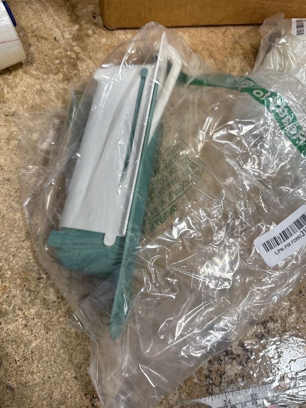 Photo 2 of WOHPNLE Telescopic Sink Storage Rack, Retractable Sink Drainer with Bracket and Crossbar Telescopic Kitchen Over Sink Organizer with Towel Hanger for Kitchen (Green)