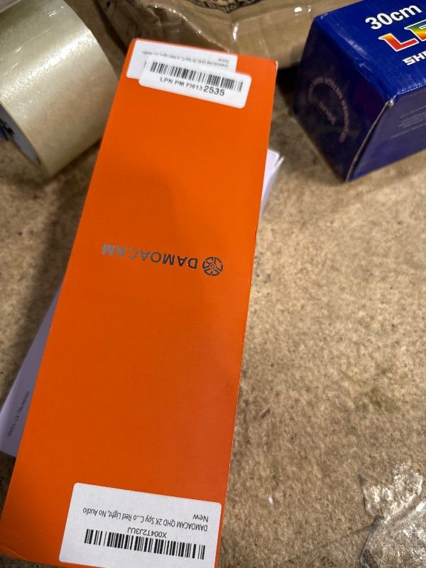 Photo 1 of (MISSING ACCESSORIES) DAMOACAM QHD 2560x1440P 2K Security Camera Indoor, Mini Baby Monitor, Spy Cam, Hidden Cam, Small Nanny Cam Camera, Indoor Wireless, Home Security Surveillance, No Audio