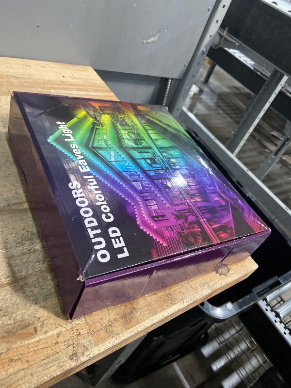 Photo 1 of Permanent Outdoor Lights,Smart Eave Light RGB Color-Changing LED House Lighting with App & Remote, Christmas Light Effects, IP67 Weatherproof Outdoor Lights for Holidays & Christmas Decorations, 300FT