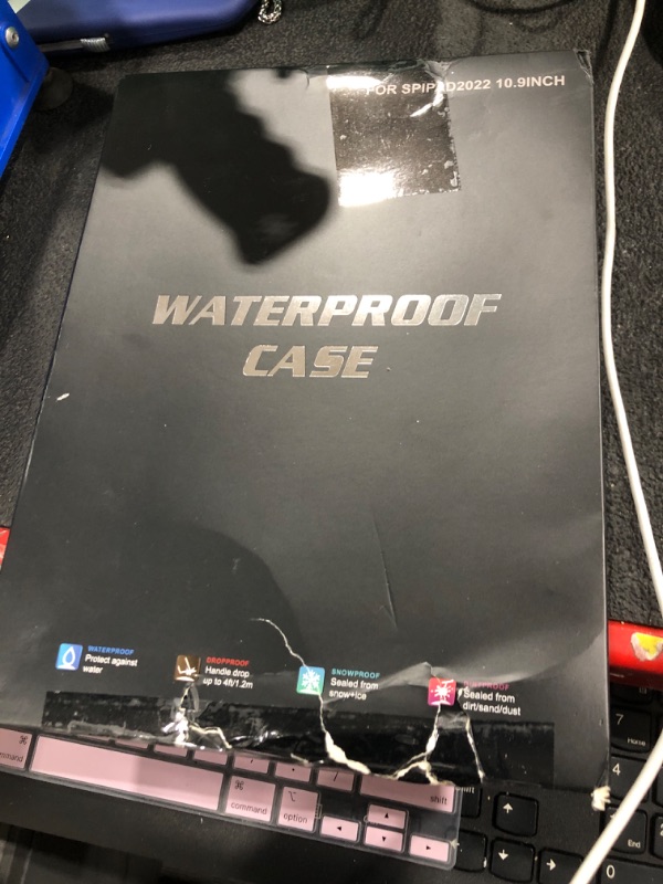 Photo 1 of ???? ??????? for iPad 10th Generation Case for iPad A16 Case,[Military Grade Dropproof][IP68 Waterproof] with Screen Protector&Stand&Hand Strap,Full Body Shockproof for iPad 2022 Released