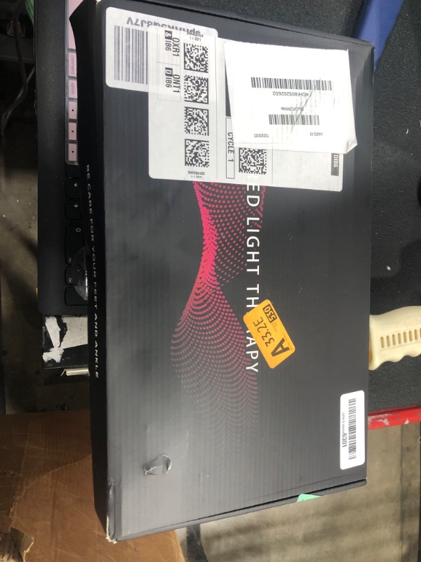 Photo 1 of Viconor Red Light Therapy for Feet 2 Packs —Infrared Light Therapy Shoes Wraps Toes & Ankle, Led Near Infrared Light Boots, Controller Adjustable Power & Time