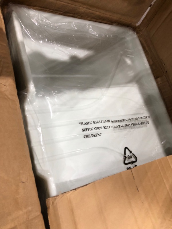 Photo 3 of Sweet Home Collection 3 Piece Dish Drainer Rack Set with Drying Board and Utensil Holder, 12" x 19" x 5", Mint (Pack of 12)