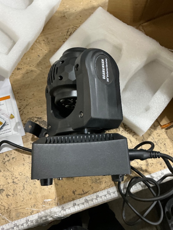 Photo 1 of 100W LED Moving Head DJ Lights 2-Sides Moving Head Wash & Beam Effect Stage Light RGBW 4-in-1 DMX Sound Active DJ Lights for Party Disco KTV Pub Bar Show Wedding Show - 1 PCS (1)