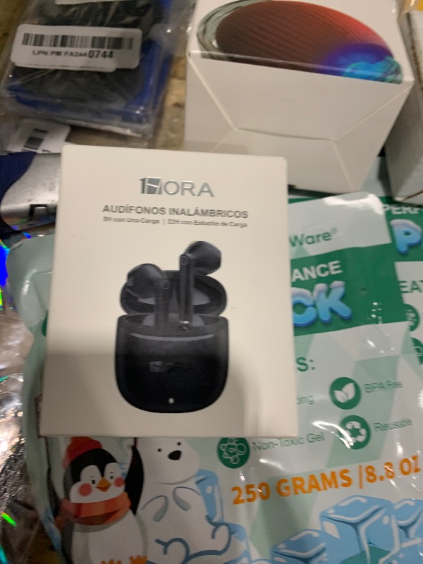 Photo 1 of 1 Hora Wireless Earbuds Bluetooth 5.3, Sports Headphones Deep Bass in-Ear Earphones, Premium Sound with Charging Case, Compatible with iPhone, Android Smartphone, Tablet, Laptop