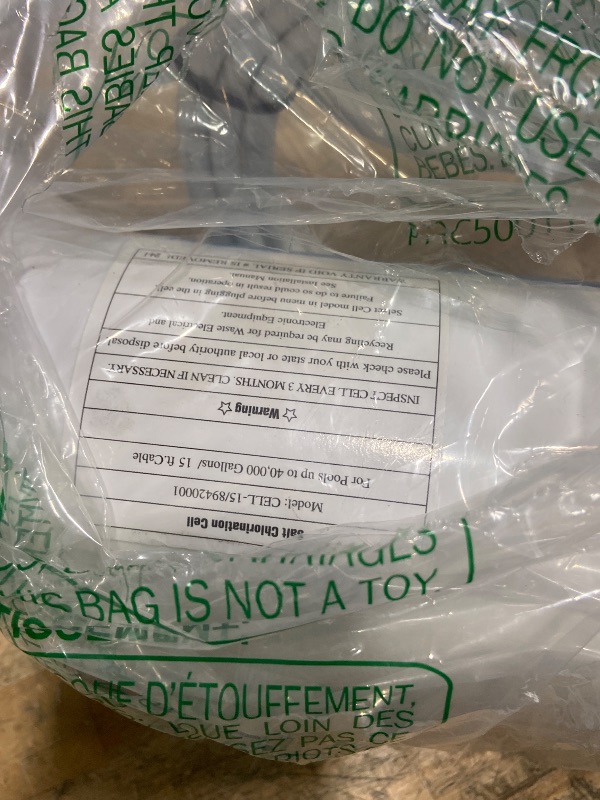 Photo 1 of T-CELL-15-SWP Salt ChIorination Cell T 15 Replacement for Hayward for In-Ground Swimming Pools up to 40,000 Gallons, W3T-CELL-15, T-Cell 15