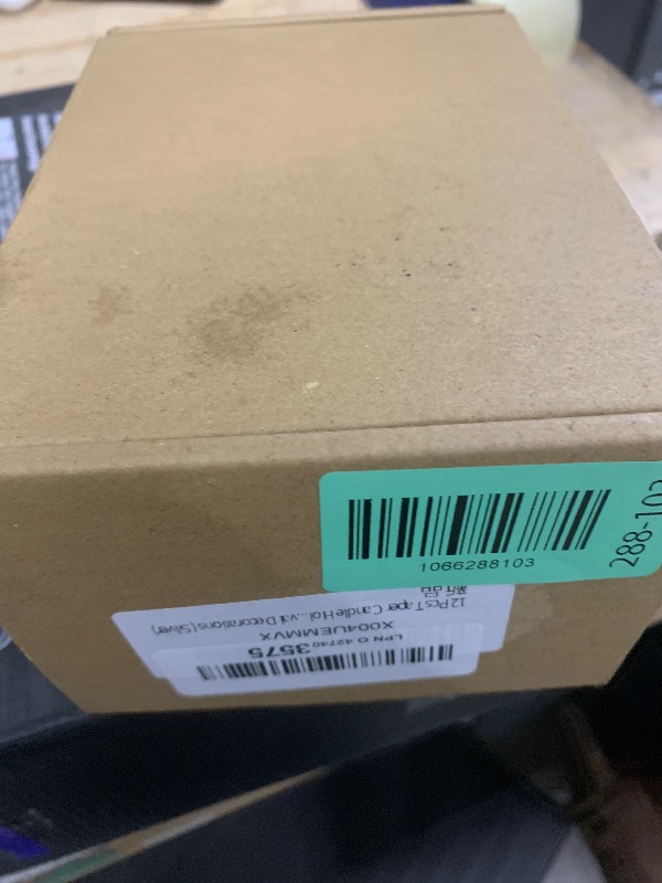 Photo 1 of 12PCS Silver Taper Candle Holders Set, Vintage Metal Candlestick Holders,Candle Stand for Table Centerpieces, Home Decor,Weddings,Party and Festival,Christmas,Thanksgiving Decorations