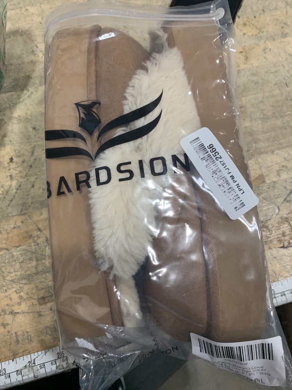 Photo 1 of ****DIRTY/SHOWS SIGNS OF HEAVY USAGE**** Litfun Fuzzy Platform Slippers for Women Comfy Winter House Shoes With Memory Foam Indoor Outdoor