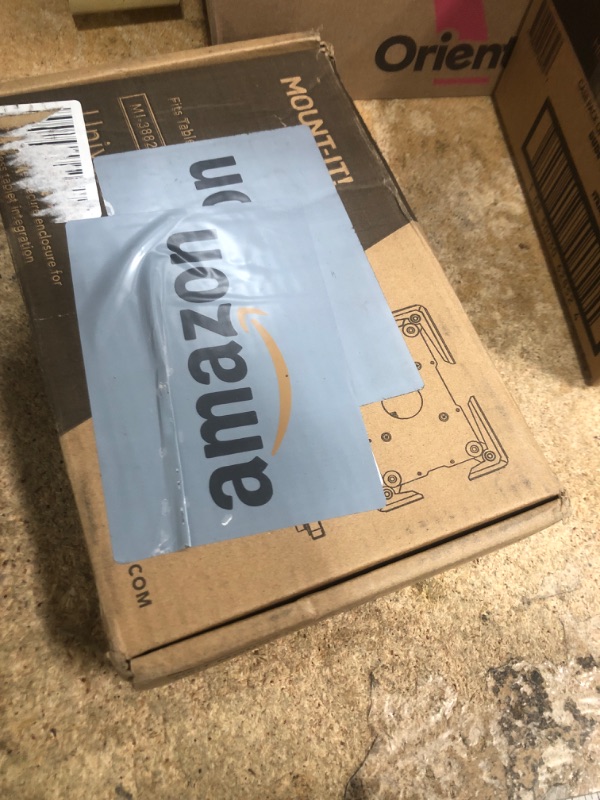 Photo 1 of Mount-It! Universal Tablet Wall Mount, Anti-Theft iPad Mount, Enclosure Fits Tablets from 9.7" to 13" Screen Size, Flush Wall Mounting Kiosk, Durable Steel Design, Black