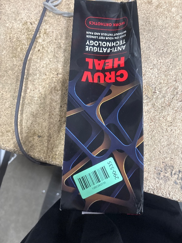 Photo 1 of (New) Work Orthotic Insoles - Anti Fatigue Medium Arch Support Shoe Insert Men Women - Plantar Fasciitis Flat Feet - Relieve Foot Pain - Work Boot Insoles Standing All Day (M, Blue Lines)